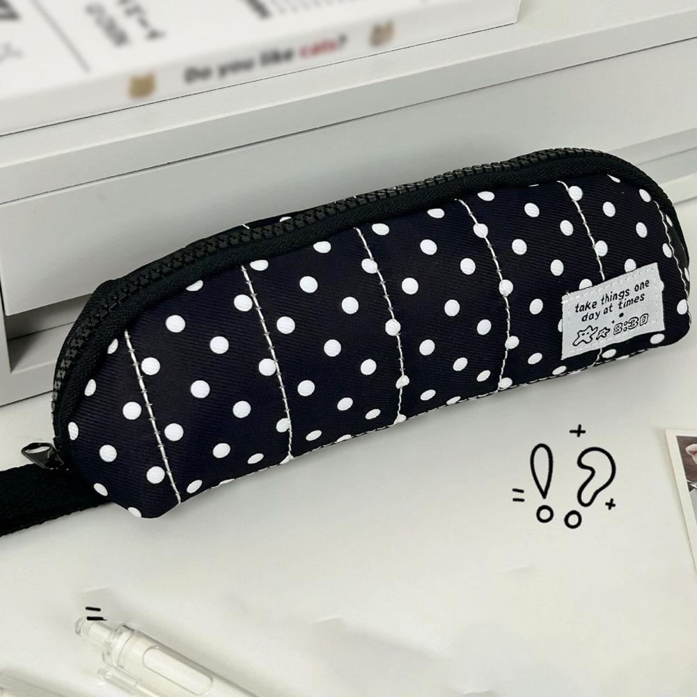 Estetik Puantiyeli Kalem Kutus - Aesthetic Large Pencil Case Pouch incelemesi ve fiyatı