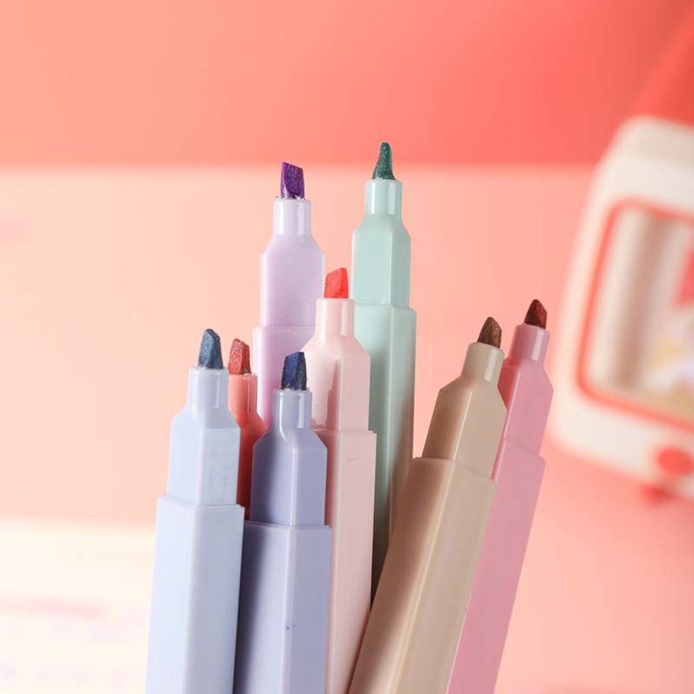 Çift Başlı Fosforlu Kalemler K - Pastel Highlighter Set Double Ended incelemesi ve fiyatı