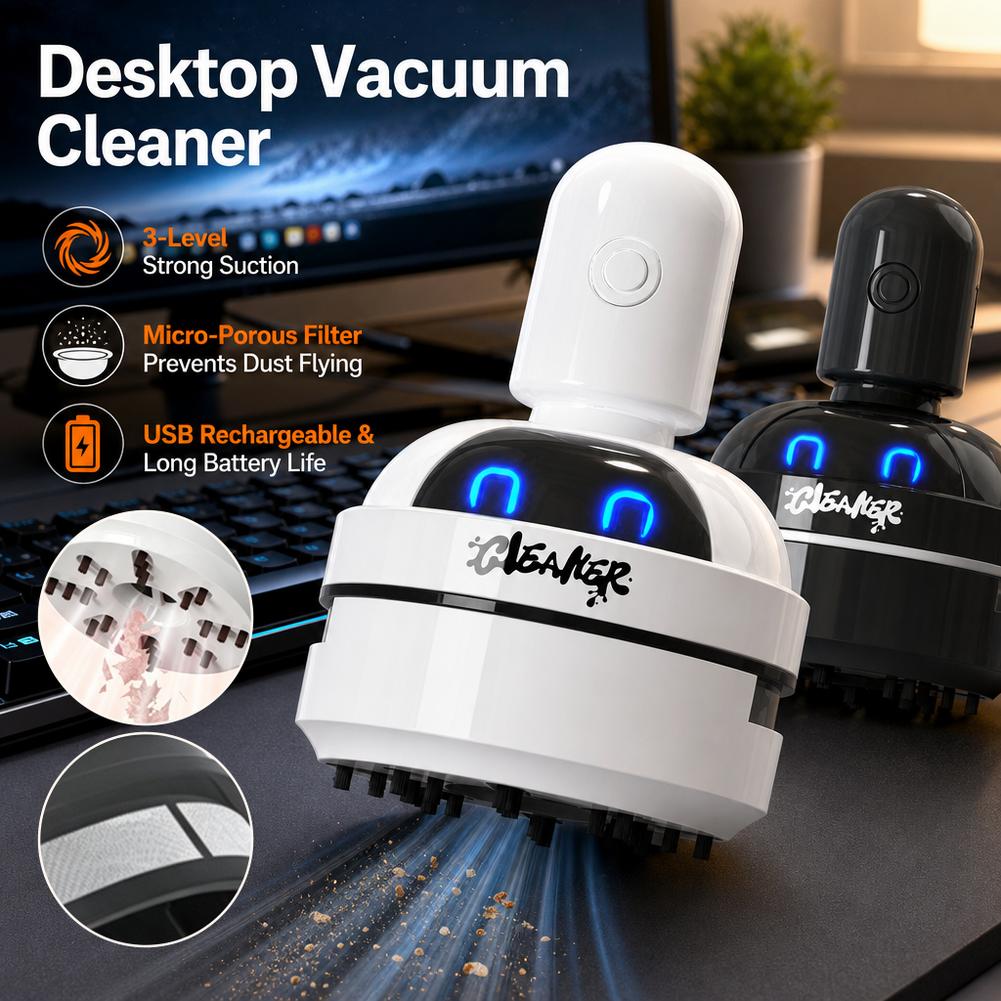 Masaüstü Elektrikli Süpürge, U - Mini Desktop Vacuum Cleaner For Eraser Dust incelemesi ve fiyatı